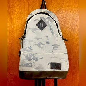 The North Face TNF '68 Daypack Backpack White Camo Leather Multicam Made in USA